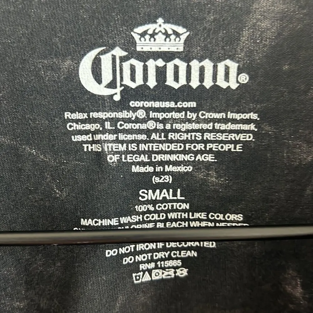 Corona Extra Saber Vivar Skull Graphic Tee T - Image 4