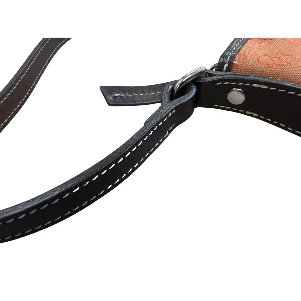 Dooney & Bourke Womens Orange brown satchel handbag small SKU8150 - Image 7