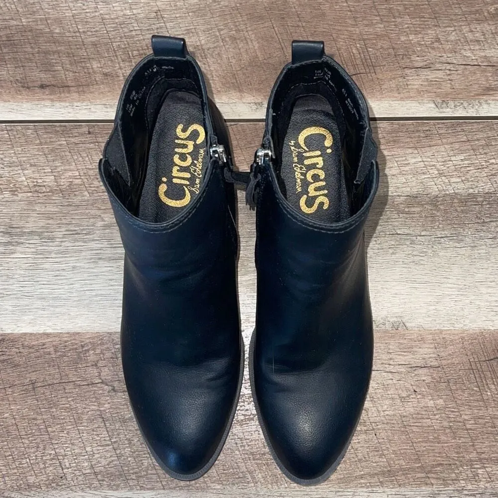 Circus by Sam Edelman Anthropologie Womens Missy Pointy Toe Block Heels Ankle Bo - Image 5