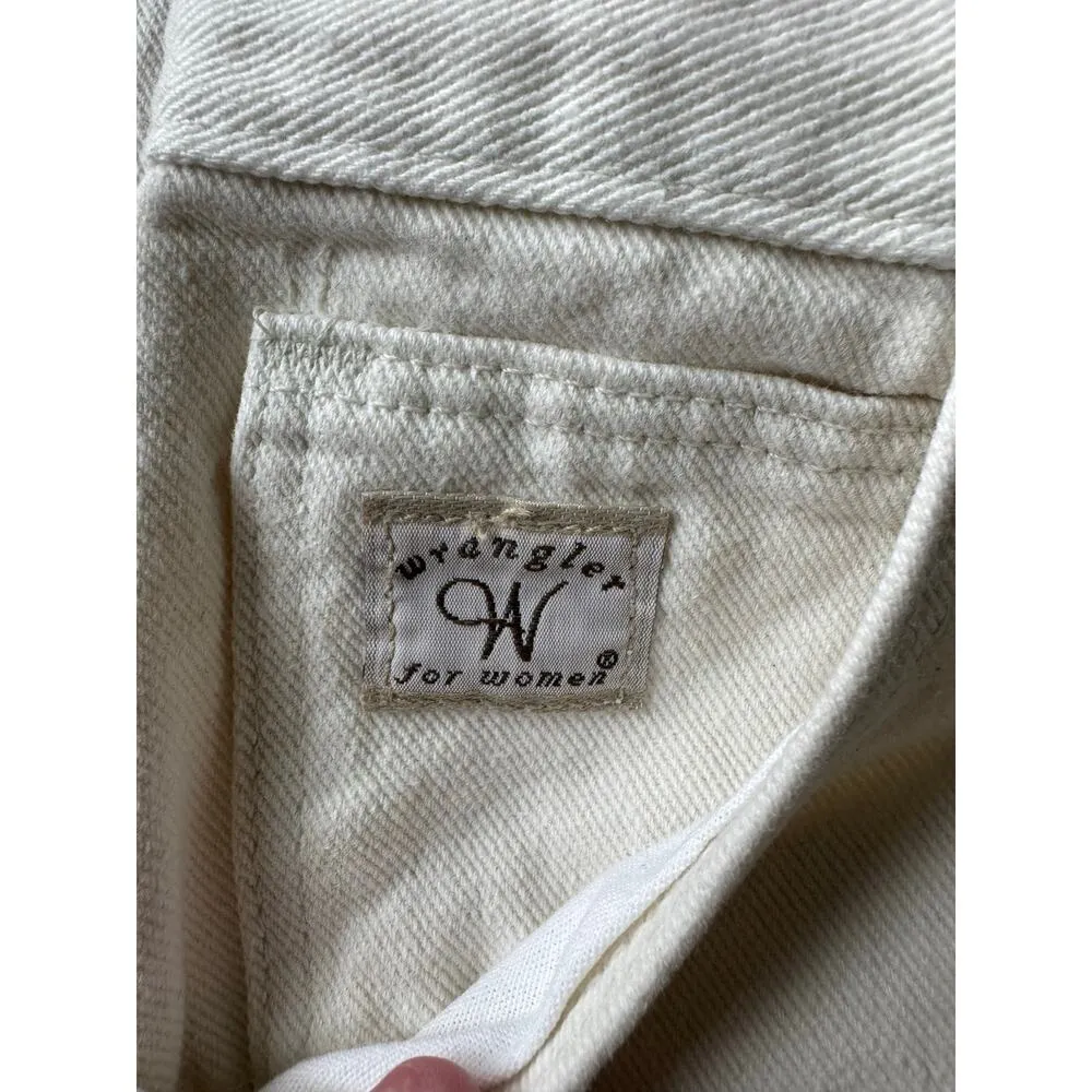 NWT Vintage Wrangler high waisted Jeans for Women stone color 32 waist - Image 4