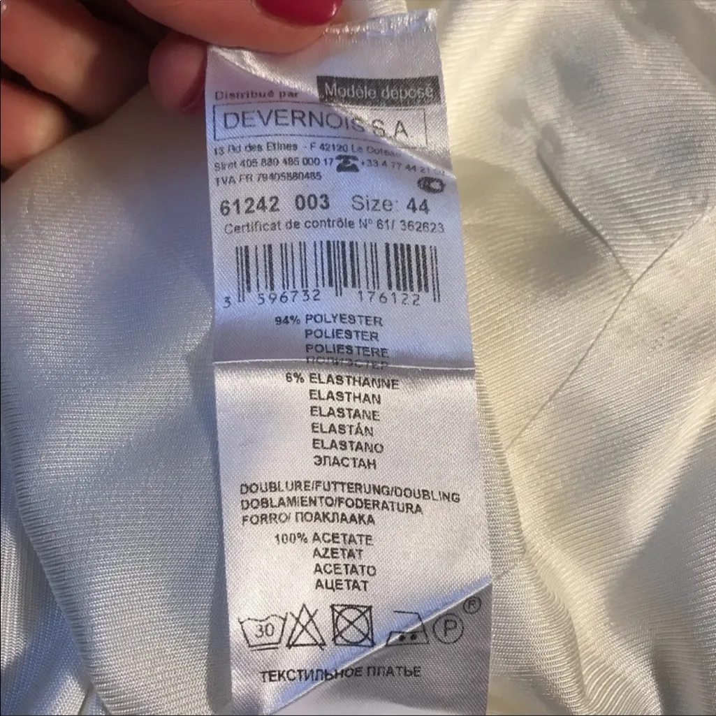 Devernois Color Block Drop Waist Dress - Image 8