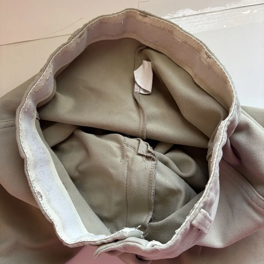 Devon Aire Tan Breech Riding Pants Womens 27 Leather Patches High Rise Stretch - Image 5