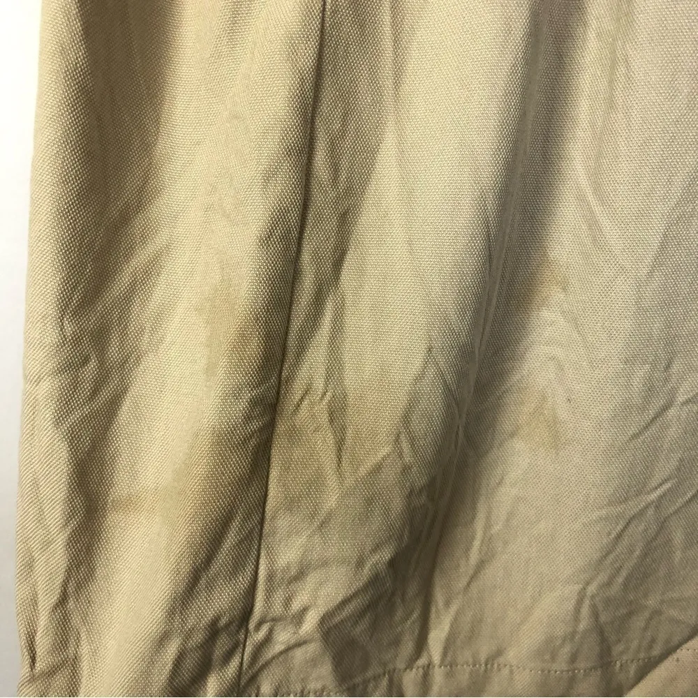 Zara Beige Lightweight Mid Length Trench Coat M - Image 5