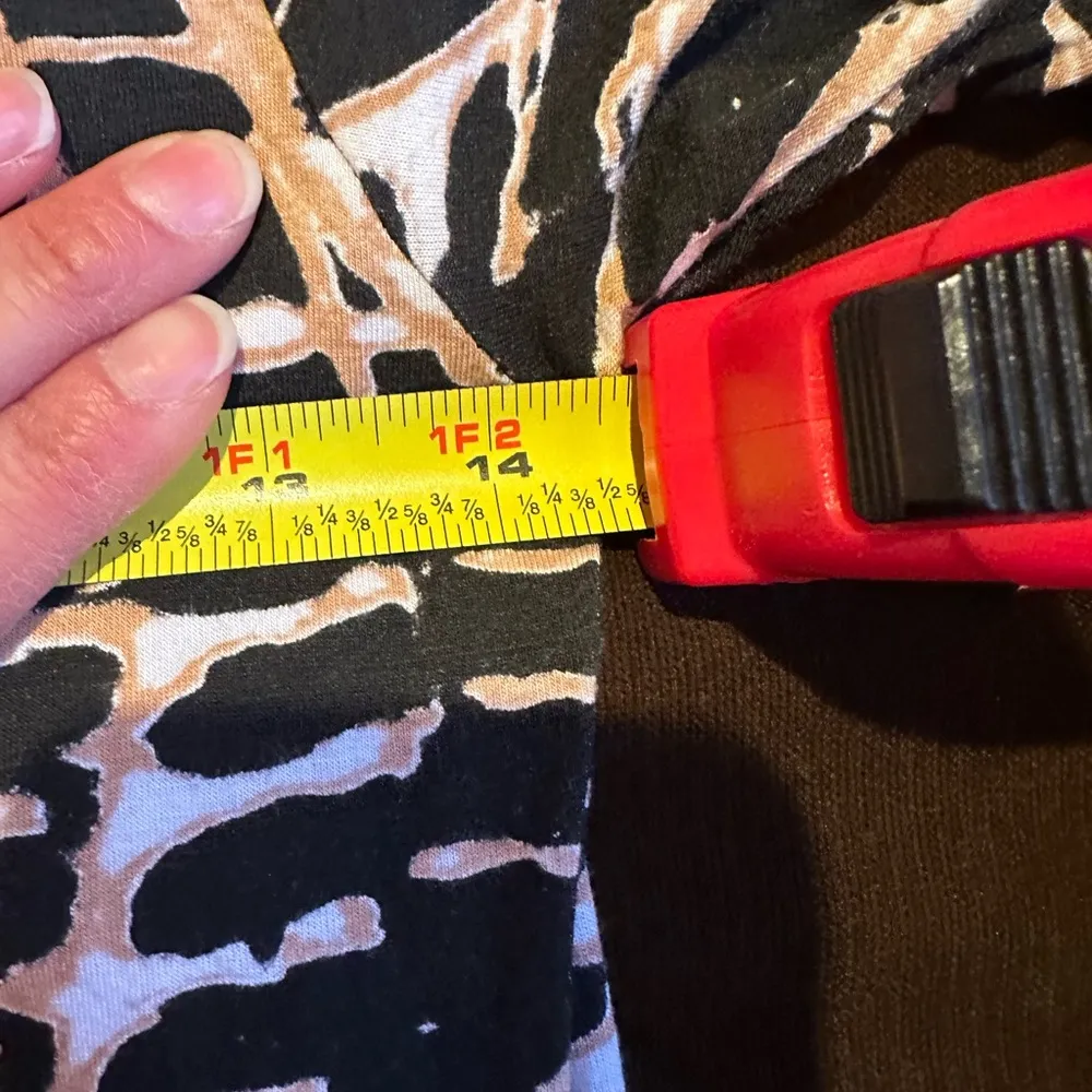 Catwalk Tan White Black Sexy Bodycon Long Sleeves Stretchy Dress SZ S Great Cond - Image 10