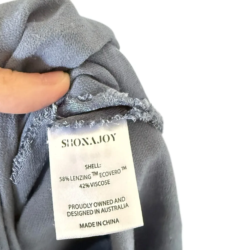 Shona Joy La Lune Bias Cowl Midi Dress - Powder Blue (no belt tie) - Image 4