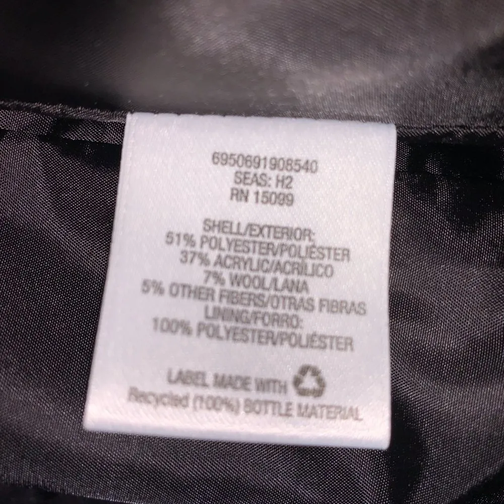 Excellent Metaphor Winter Coat with Removable Hood Woman Size Large L - Image 4