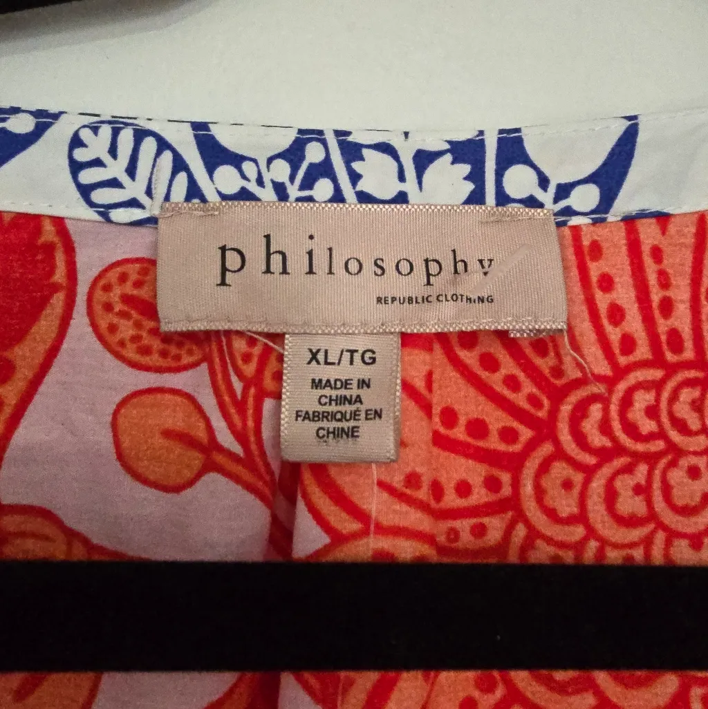 Philosophy Dress Alba Tiered Firecracker Gardenia Maxi Dress - Image 4