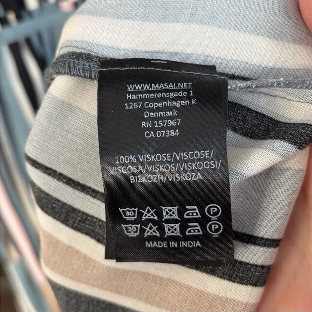 NWT Masai Neve Striped Dress Goblin Blue Size XL - Image 14