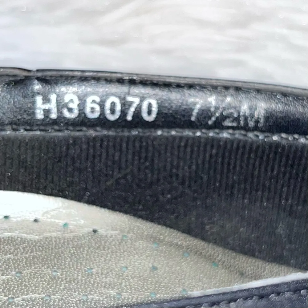 ROS HOMMERSON H36070 Womens Black Leather Snakeskin Wedge Dress Mules Shoes 7.5M Size 7.5 - Image 11