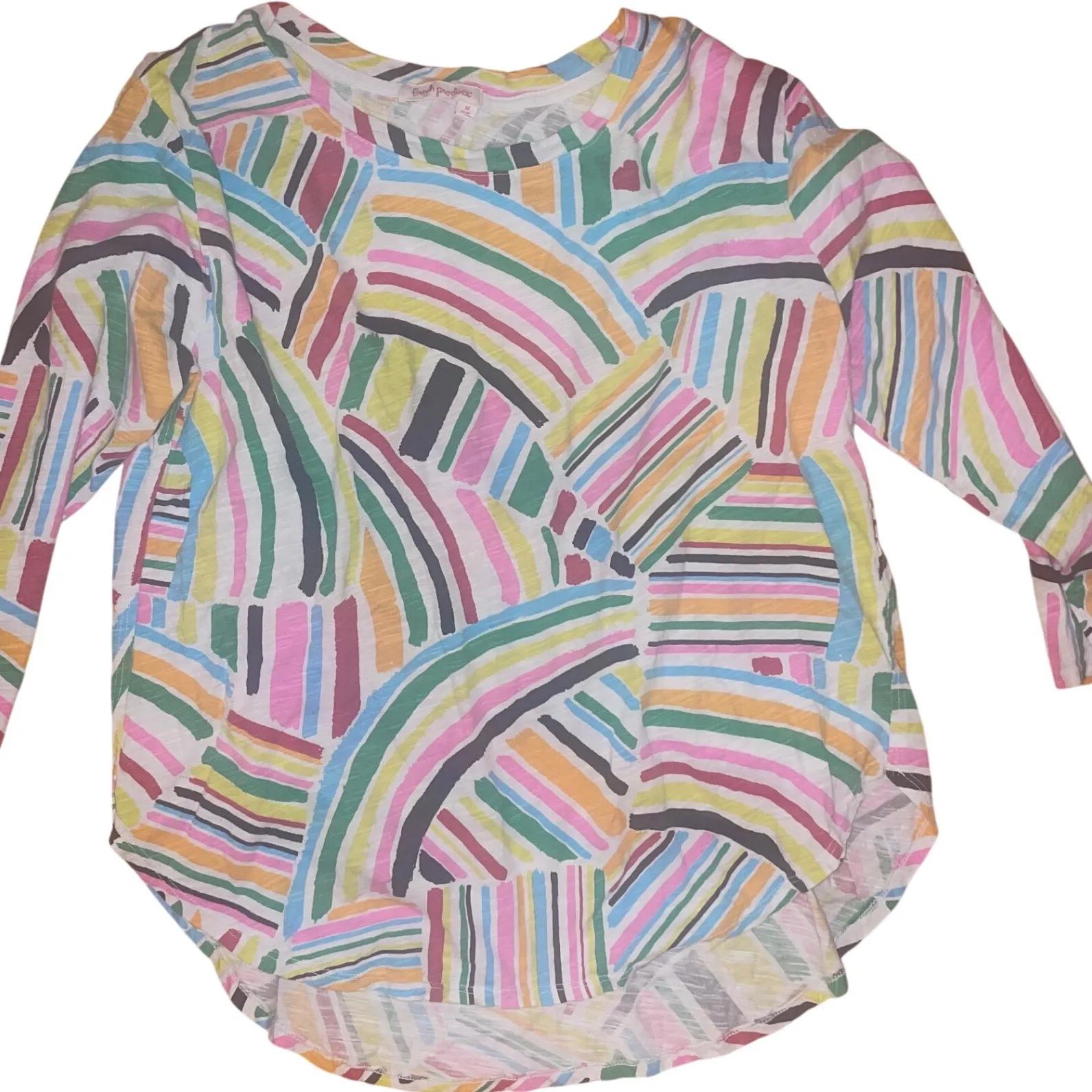 FRESH PRODUCE medium Sundrenched Isla Seaglass tunic bell Sleeve 100% Cotton - Image 2