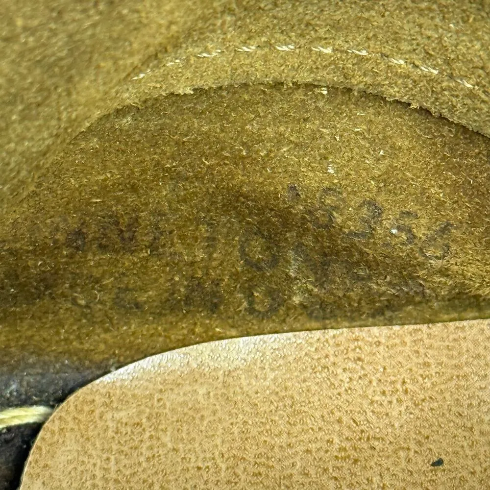 Minnetonka Brown Leather Moccasin Boots Thunderbird Beading Size 7 Vintage - Image 9