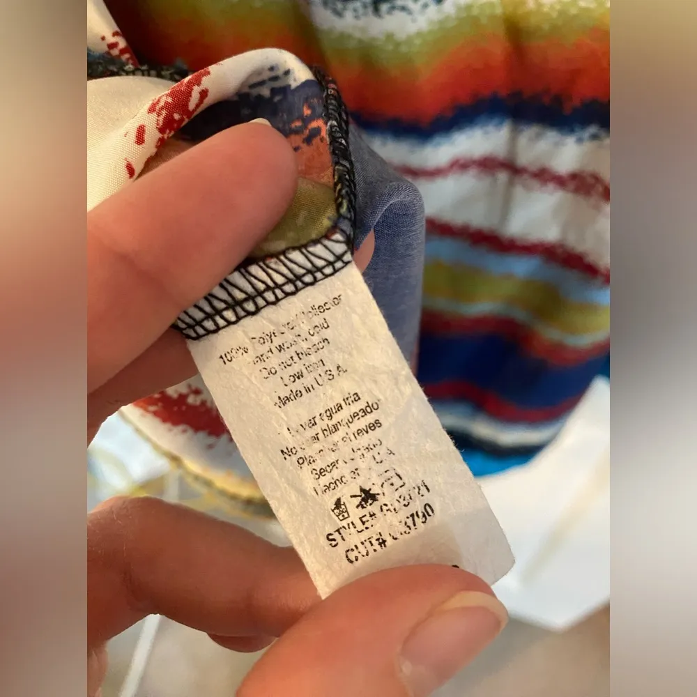 Wish | Striped Strapless Dress, Size S - Image 5