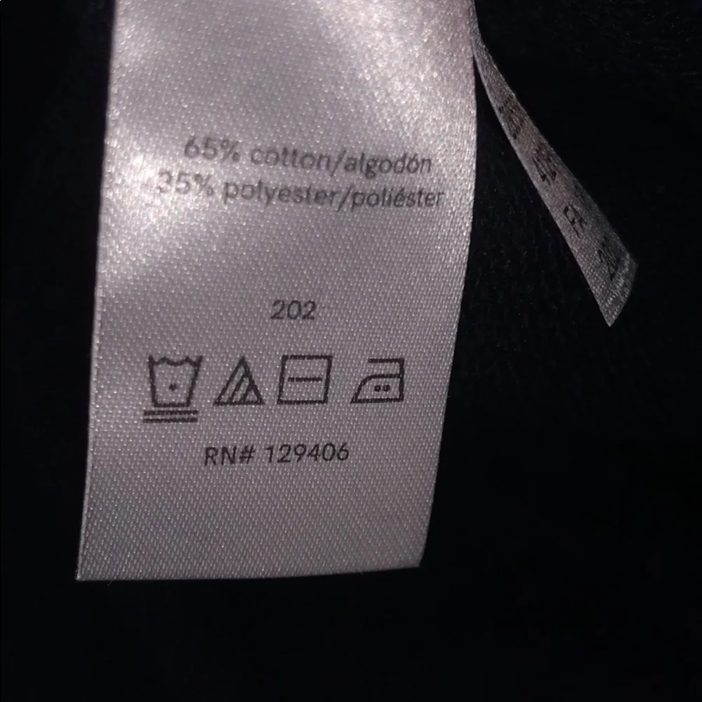 long bomber jacket navy blue/white S - Image 4