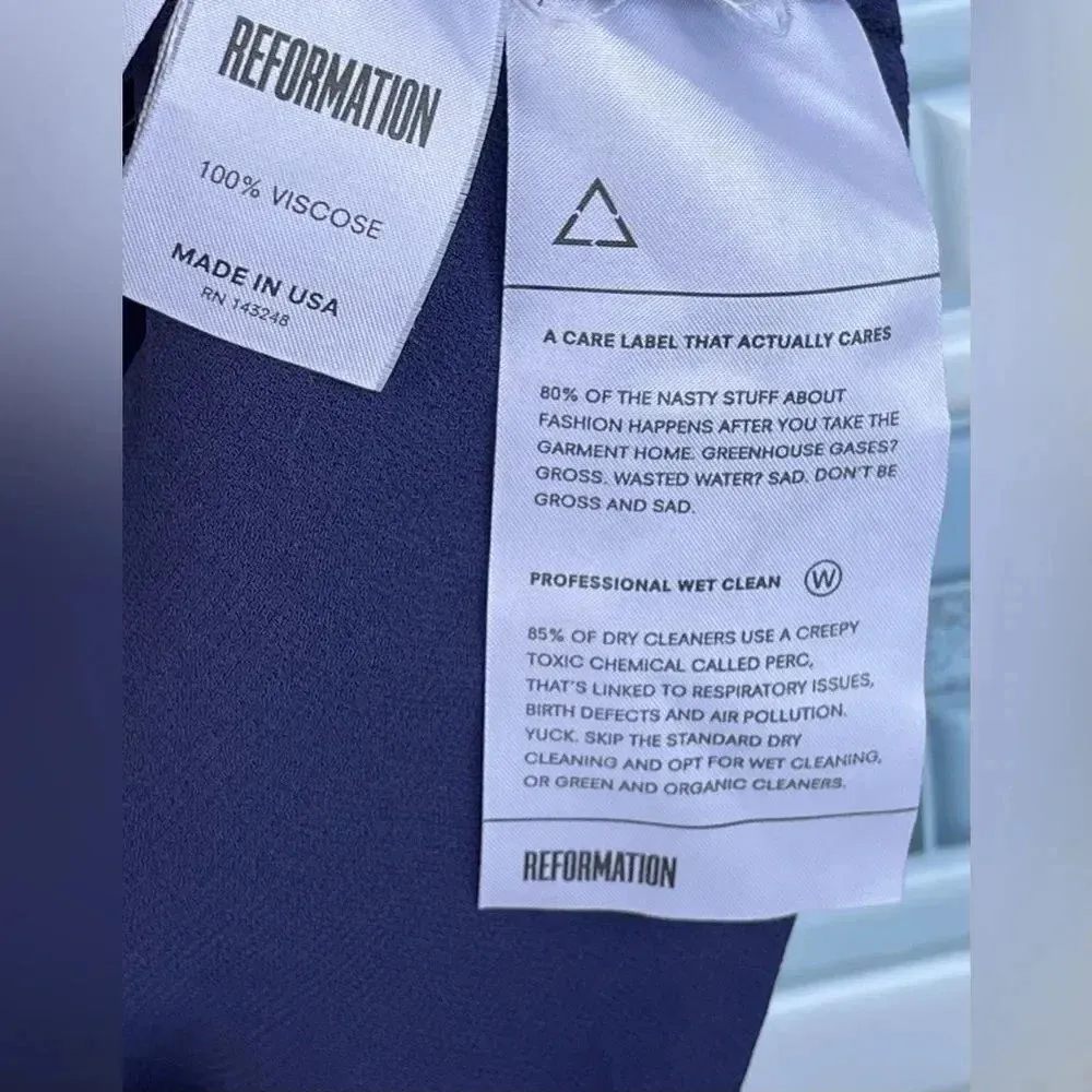 REFORMATION Chamomile Maxi Wrap Dress Size 4 - Image 12