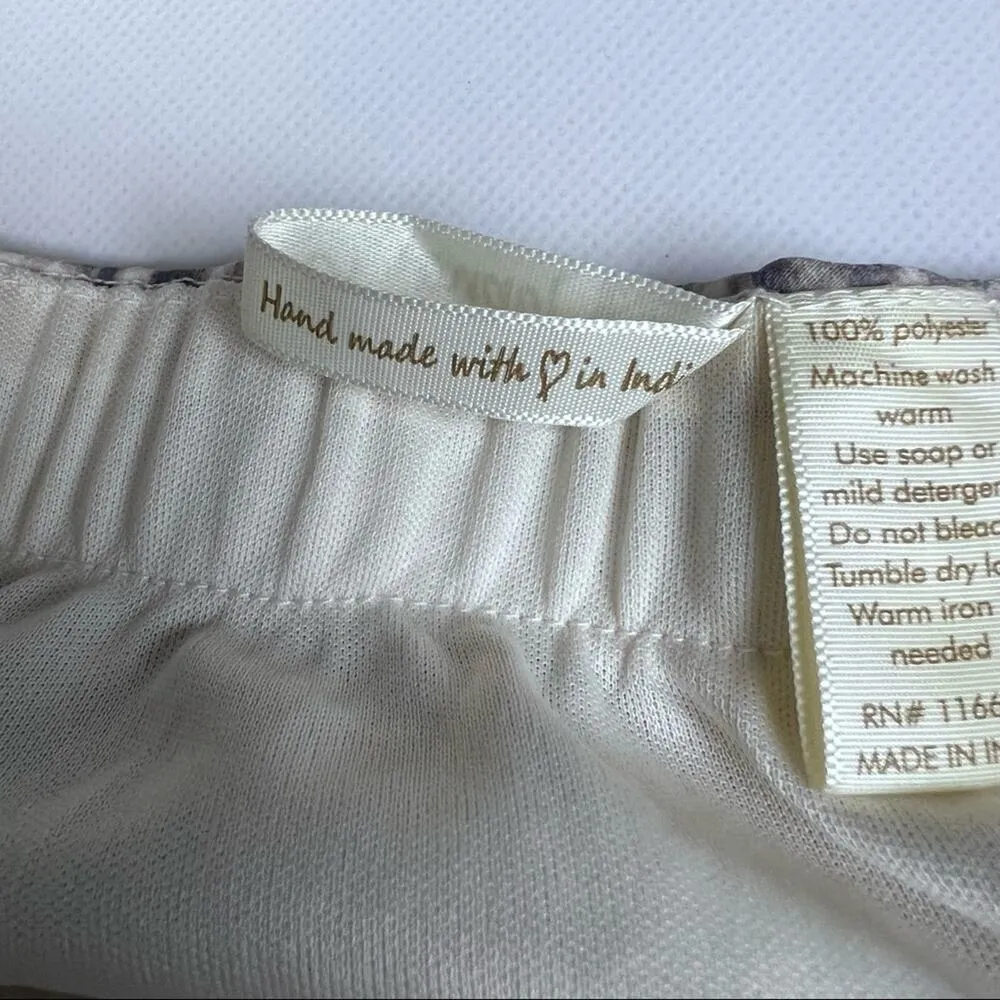 Japna  Women's Midi Snakeskin Elastic Waist Print Long Length Skirt Sz S - Image 7