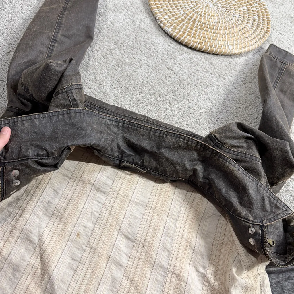 Outback Trading Company Women’s The Original Bush Calgary Moto Jacket in Brown S - Image 9