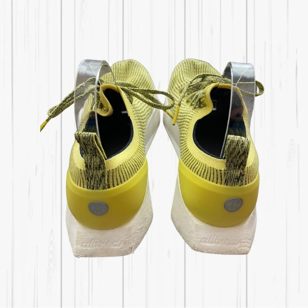 Womens Allbirds Tree Flyer Running Shoes Yellow Sustainable Sneaker Cushion Sz10 - Image 3