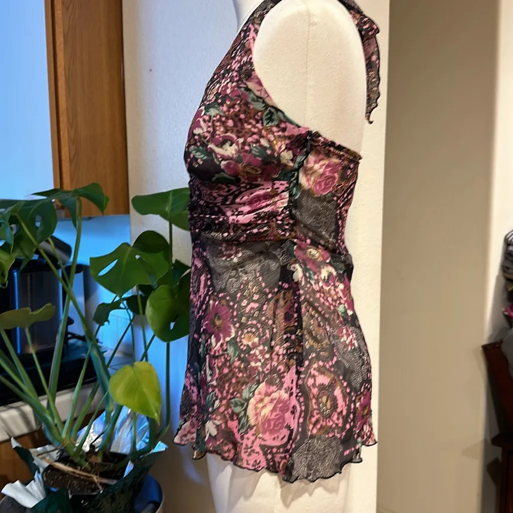 Vintage Y2K halter blouse - Image 3