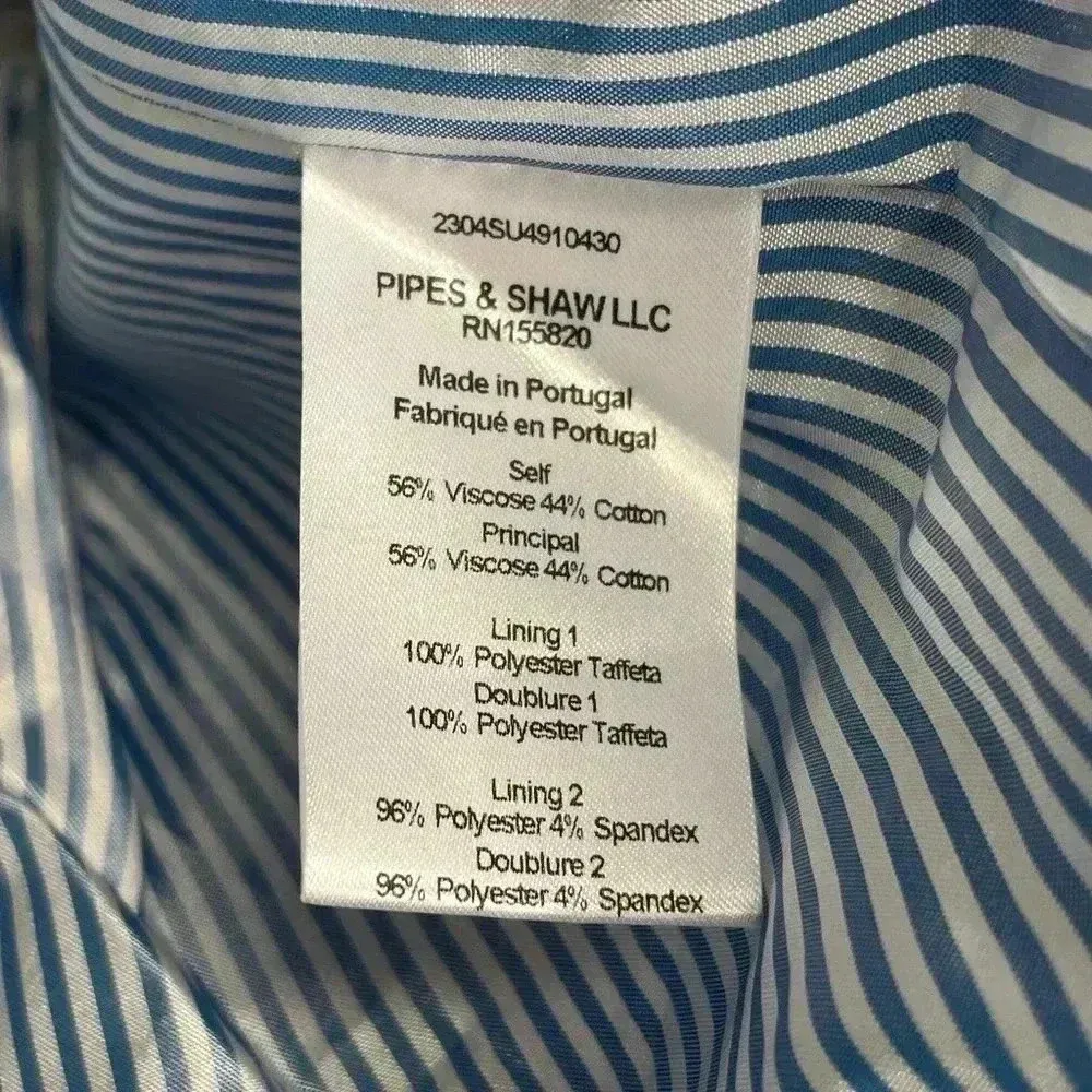 VERONICA BEARD Behren cropped woven blazer Size Medium NWOT - Image 10