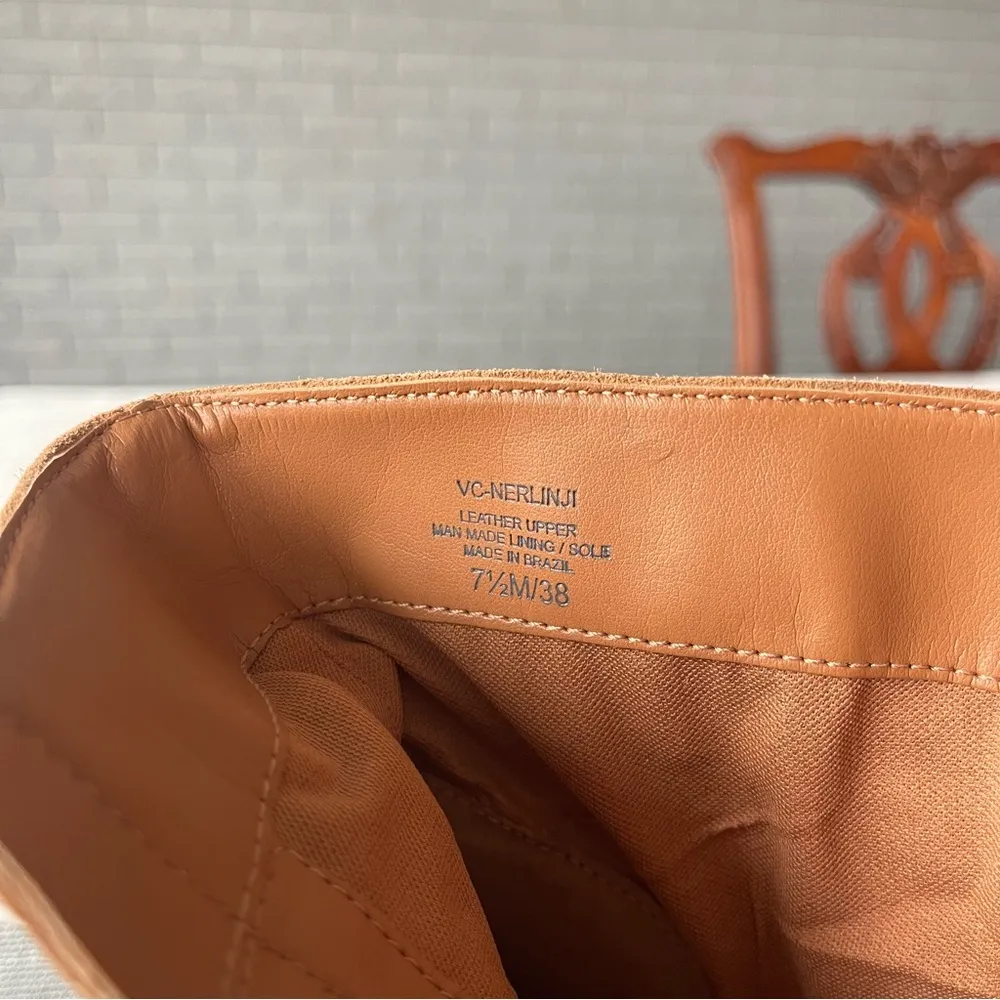 Vince Camuto Nerlinji Slouch Booties Light Brown Size 7.5 - Image 7