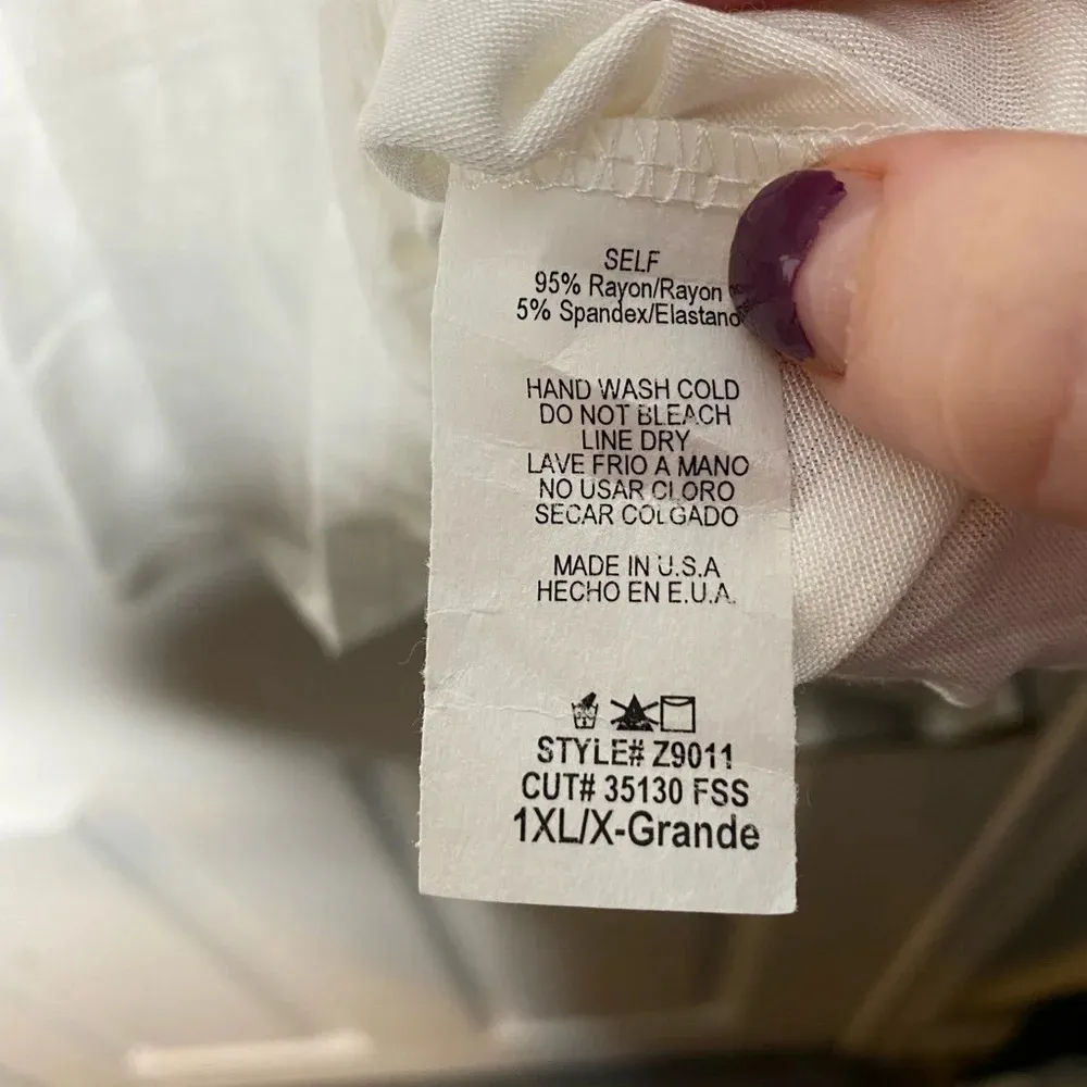 ZENOBIA King of The Road Cold Shoulder Graphic Tee Size 1XL - Image 5