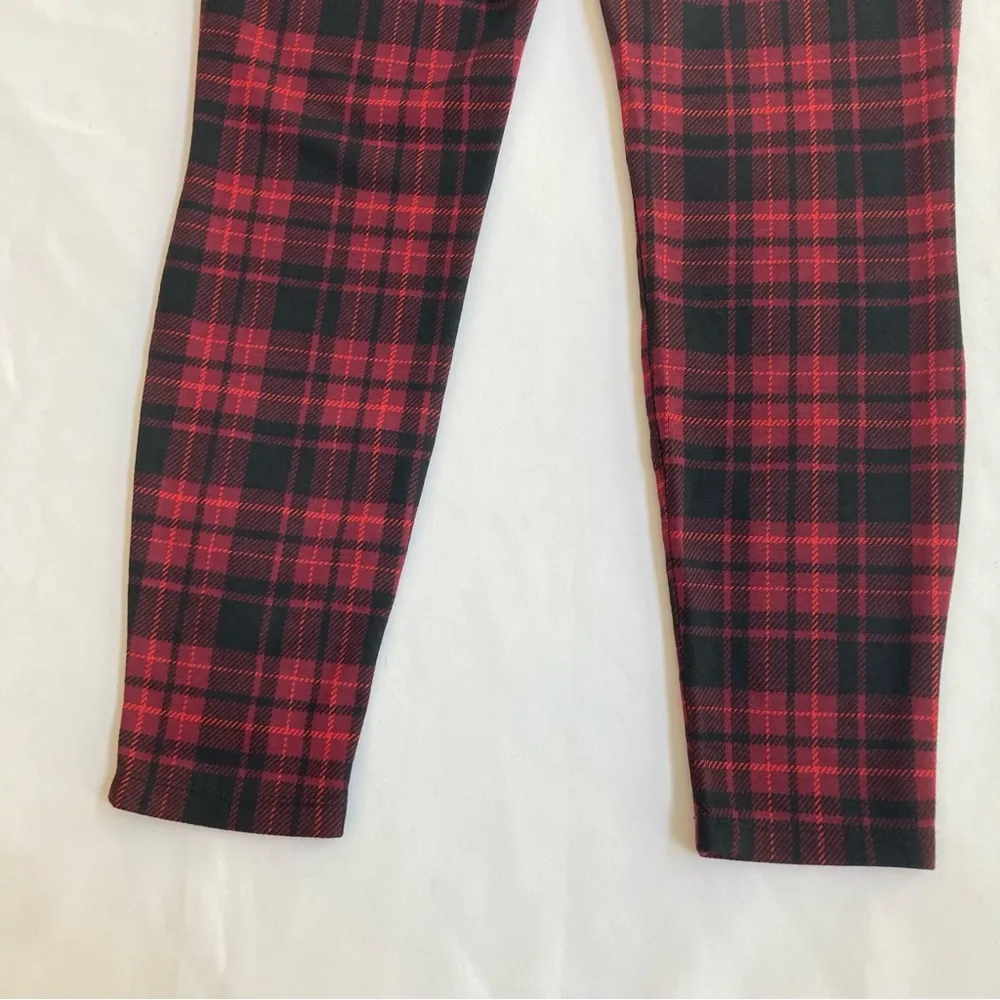 Sanctuary by Anthropologie Runway Ponte Leggings in Scarlett Plaid - Image 9