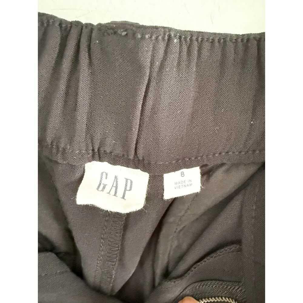 Gap | NWT | Mid Rise Easy Straight-Leg Pants in True Black | Sz 8 - Image 8