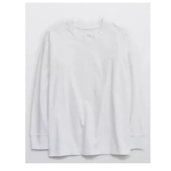 Aerie Long Sleeve Oversized T-Shirt - Image 5