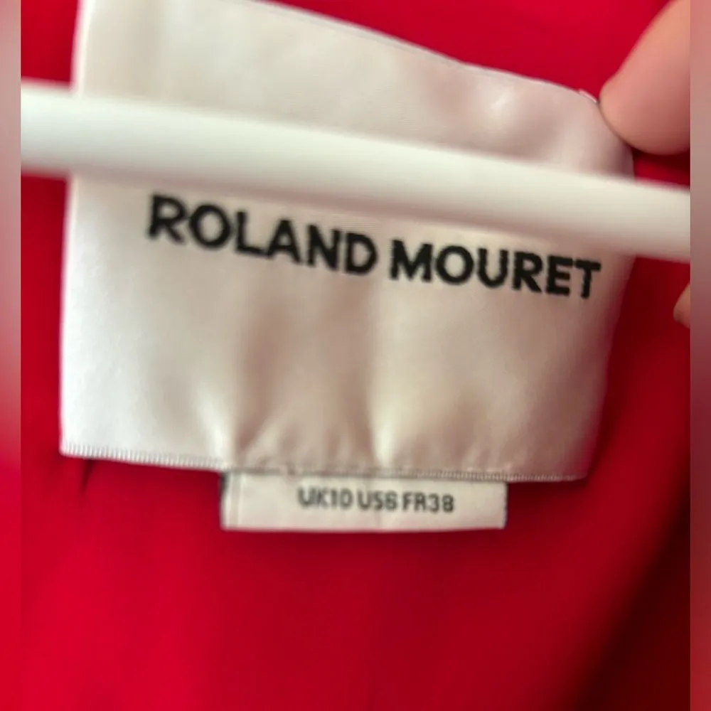NWOT Roland Mouret red gown Size 6 - Image 6