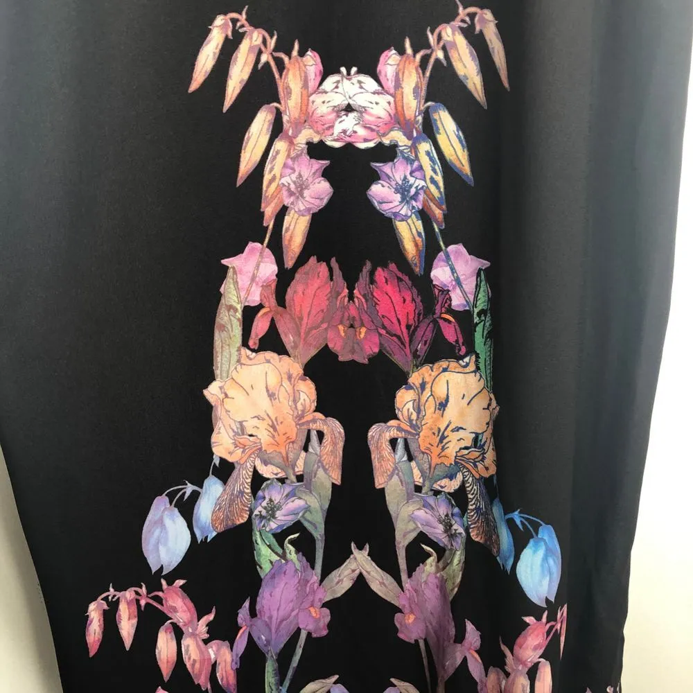 NEW Keepsake 'Take It All' Maxi Dress Black Floral Halter Neck Womens Small - Image 3