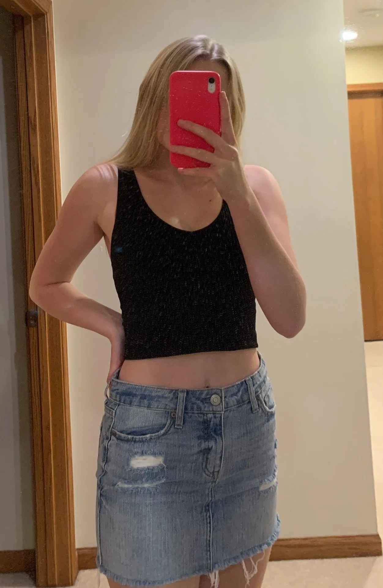 Aeropostale Denim Mini Skirt - Image 3