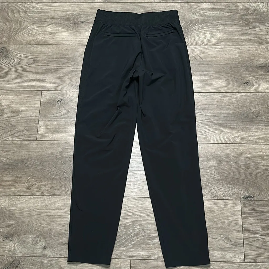 Athleta‎ 27" Brooklyn Black Mid Rise Ankle Pants Size 00 - Image 4