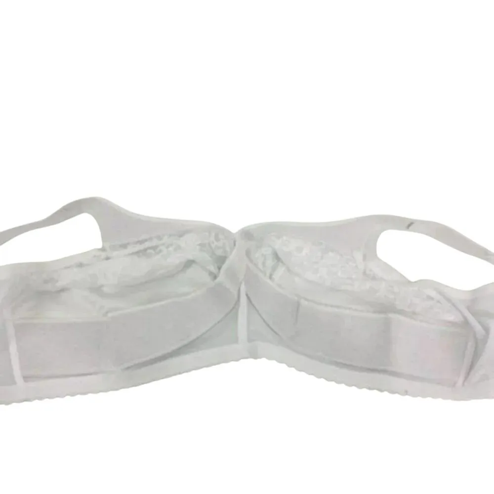 Glamorise Magic Lift Full Figure Support Bra Size 52G White - Image 5