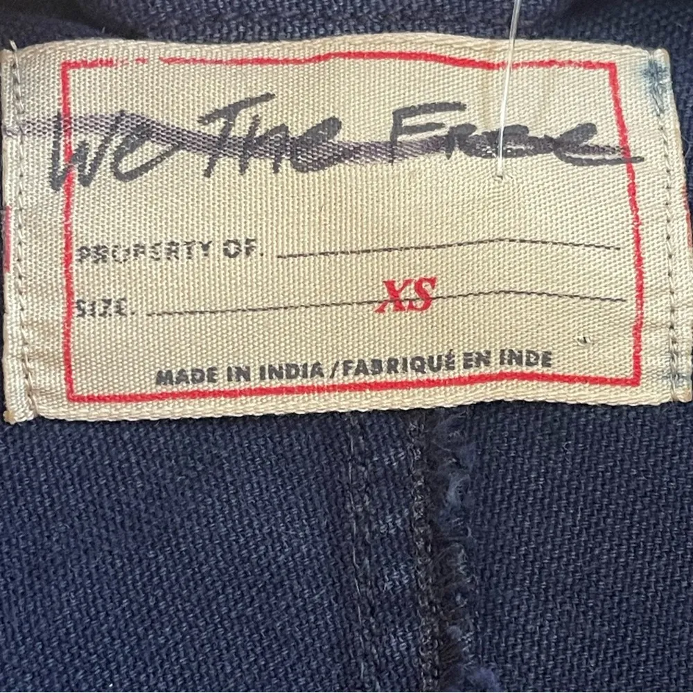 Free People We The Free Viva Surplus Denim Jean Jacket in Starless Sky Sz M - Image 14