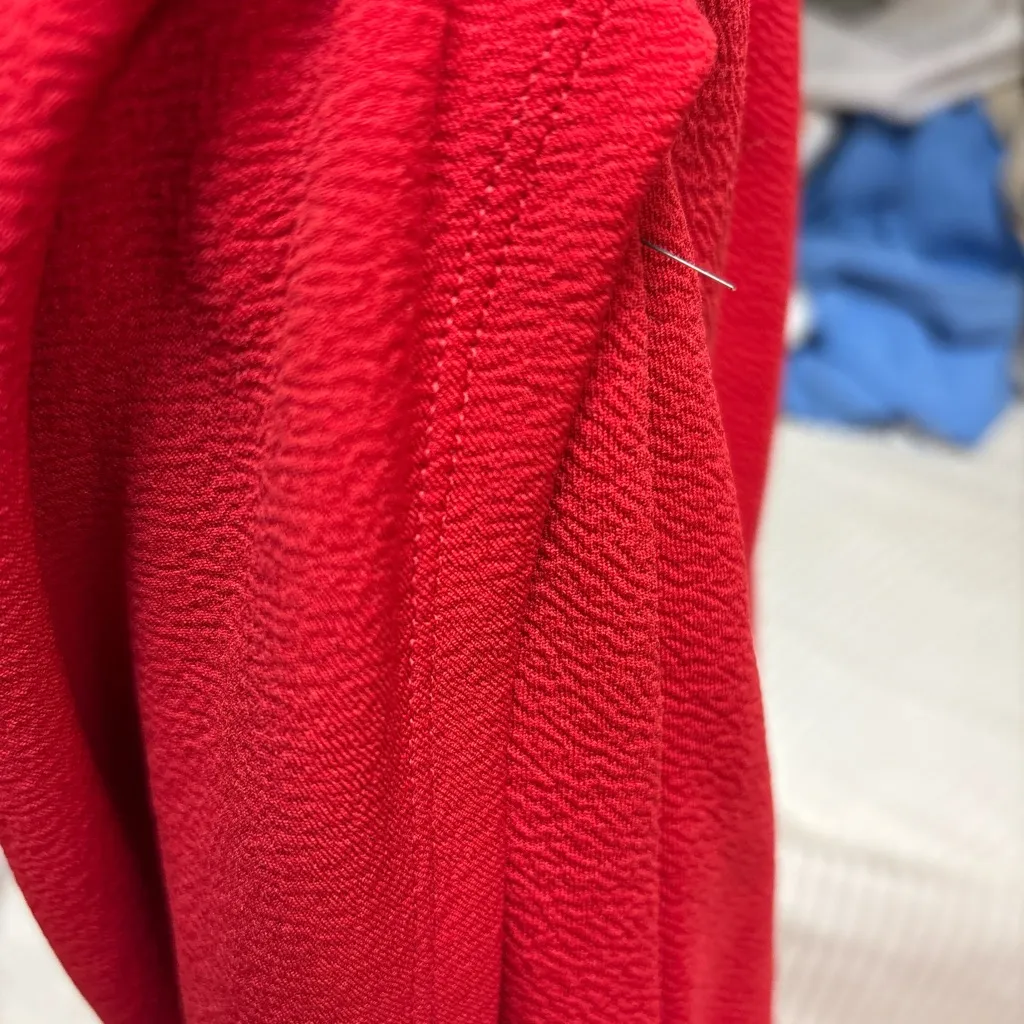 Lulu's Vibrant Red Asymmetrical Dress - Image 7