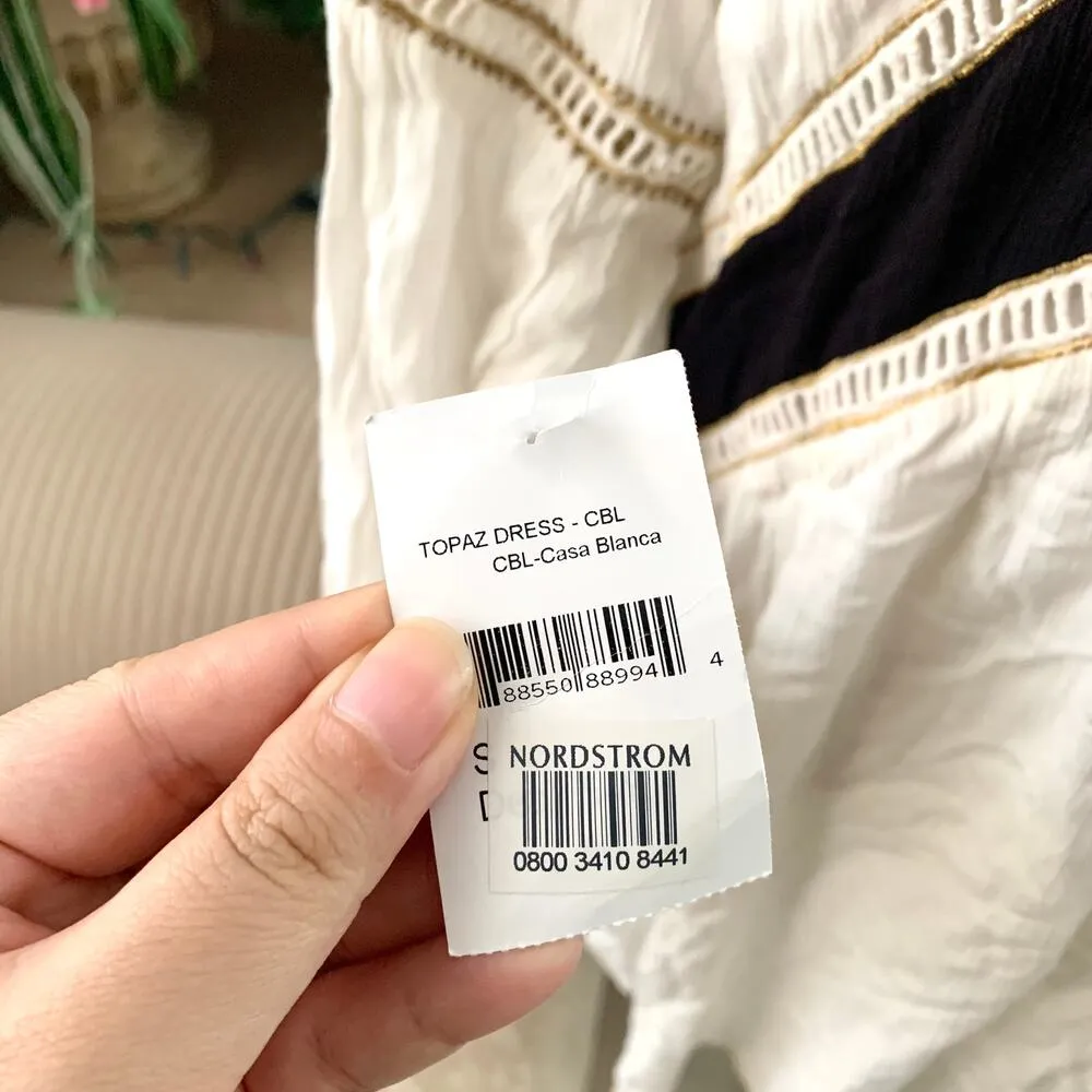 Amuse Society Topaz Long Sleeve Dress in Casa Blanca - Image 8