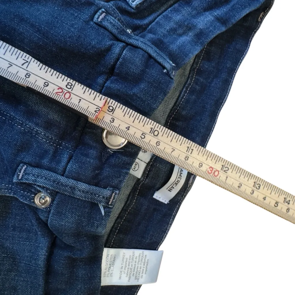 Good American Good Legs Crop Dark Wash Stretch Skinny Denim Jeans 8 29 gap proof - Image 6