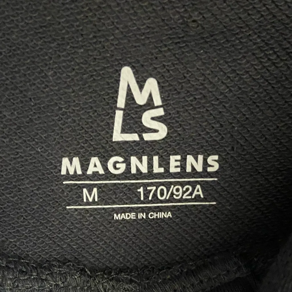 Magnlens sweatshirt hoodie dark grey with pockets women Medium NWT Gray - Image 7