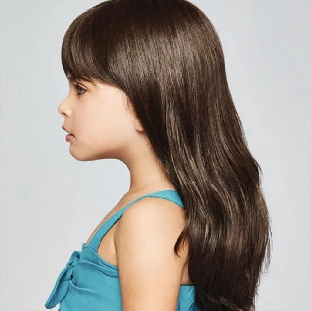 Petite & children’s wig small cap can be worn Brown - Image 4