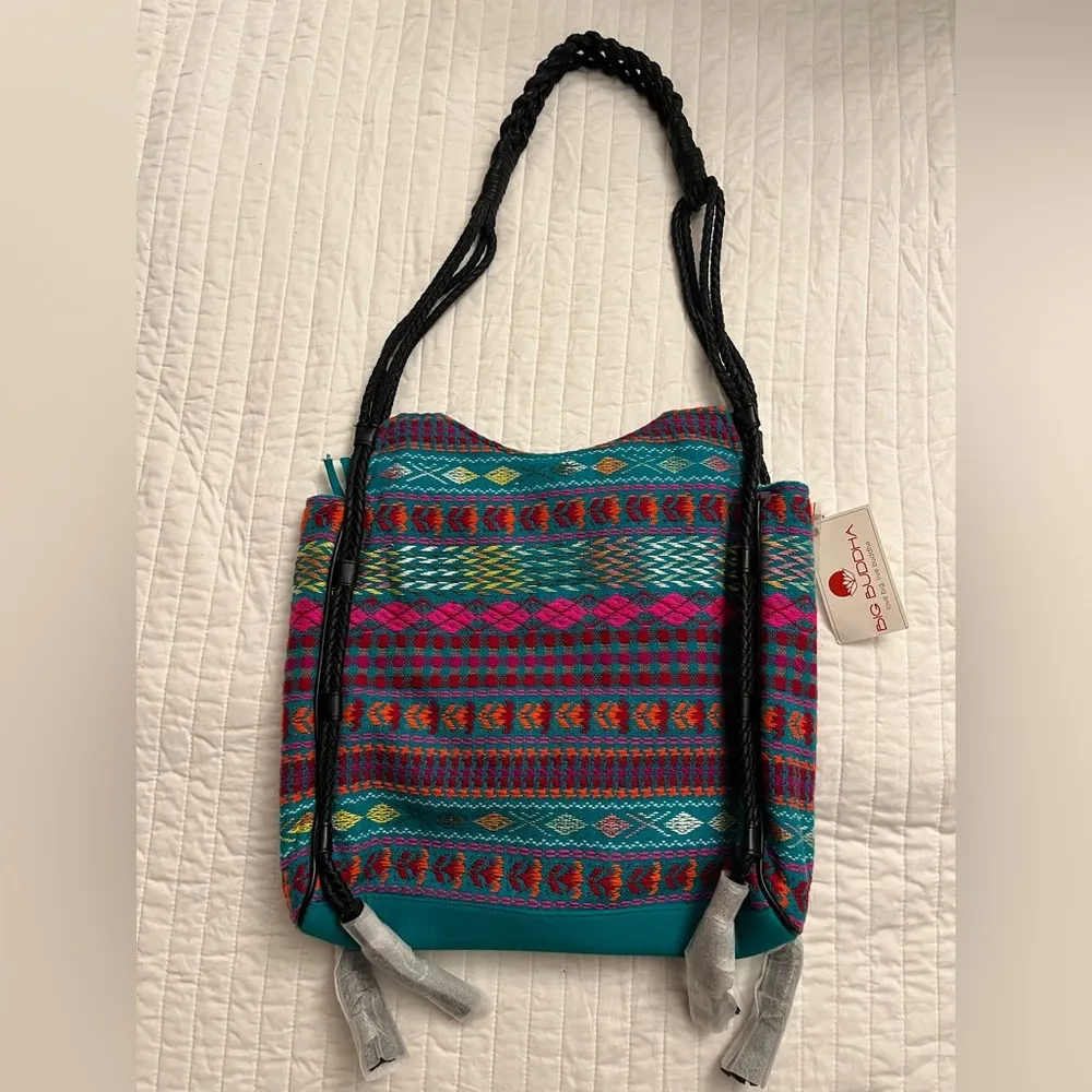 NWT Big Buddha large Boho Handbag - Image 3