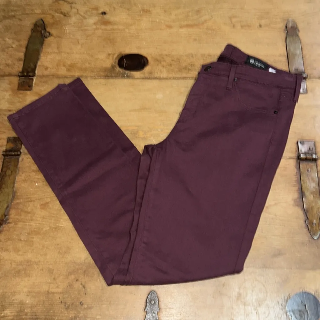 AG Adriano Goldschmied Deep Purple Prima Cigarette Leg Jeans Size 29 - Image 4