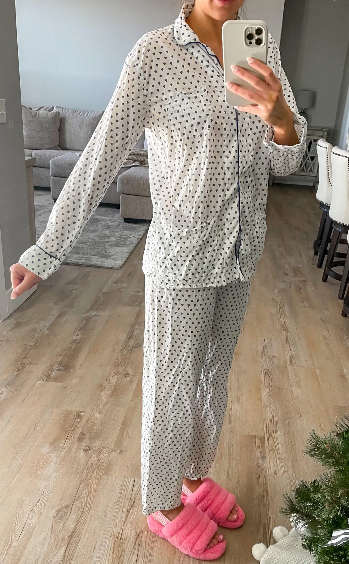 Roller Rabbit Blue Heart Pajama Set - Image 2