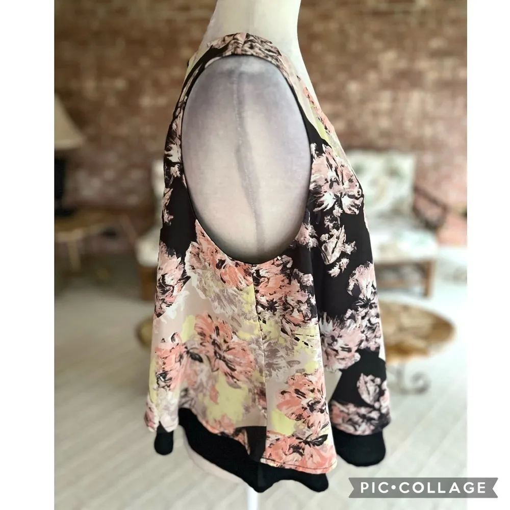 NWT Bar III Amsterdam Swing Top Floral Layered Sleeveless XL Garden Brunch Work - Image 10