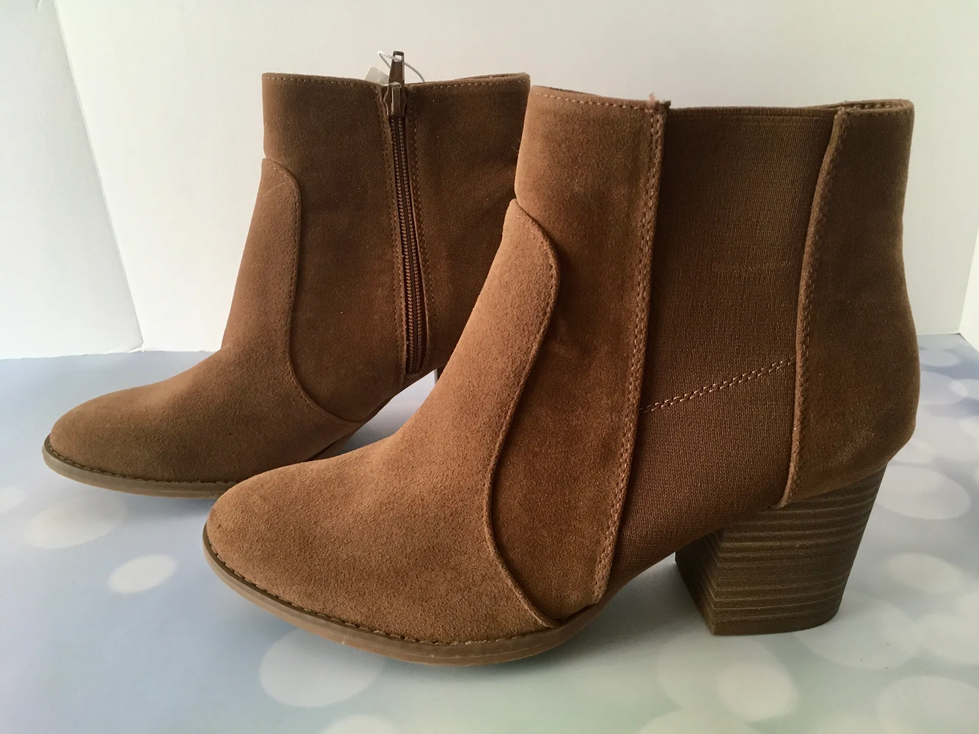 Women’s Ankle Boots, Size 10 Brown - Image 3