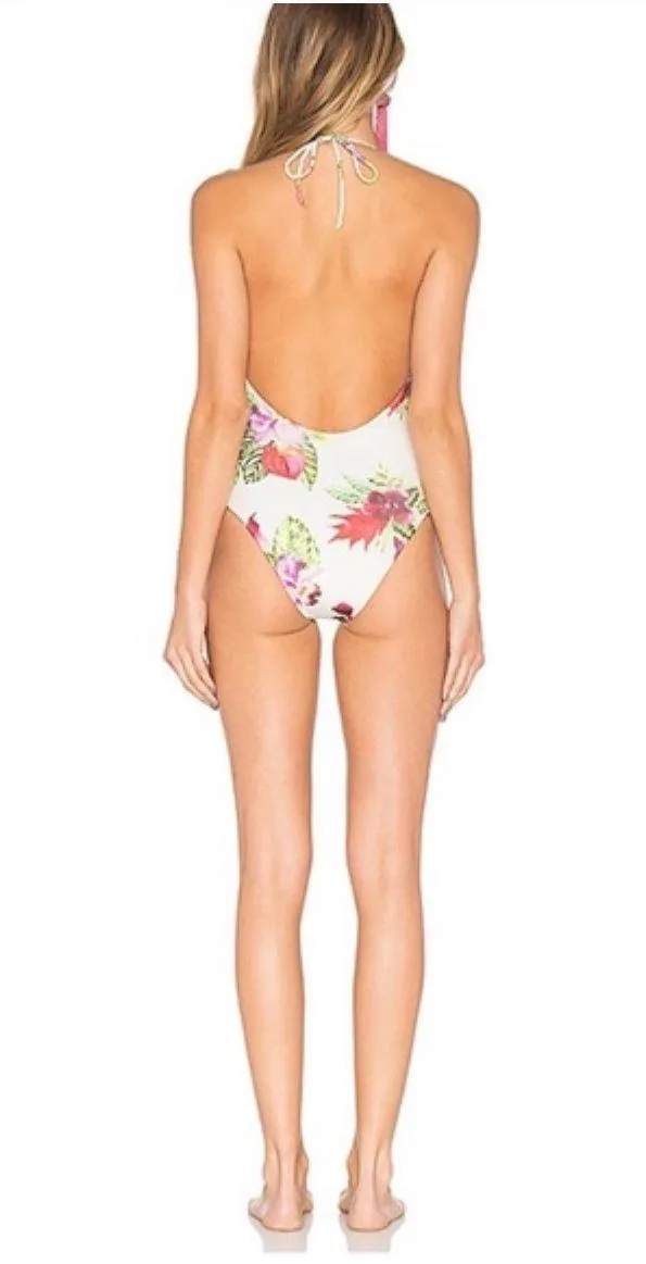 Privecy Please Orchid Plunge One Piece Swimwear  - Image 3