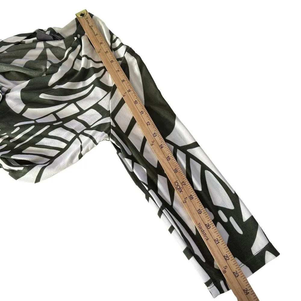 Chico's Travelers Cardigan Size 0 S Green Slinky Stretch Luxury Travel Piece‎ - Image 13