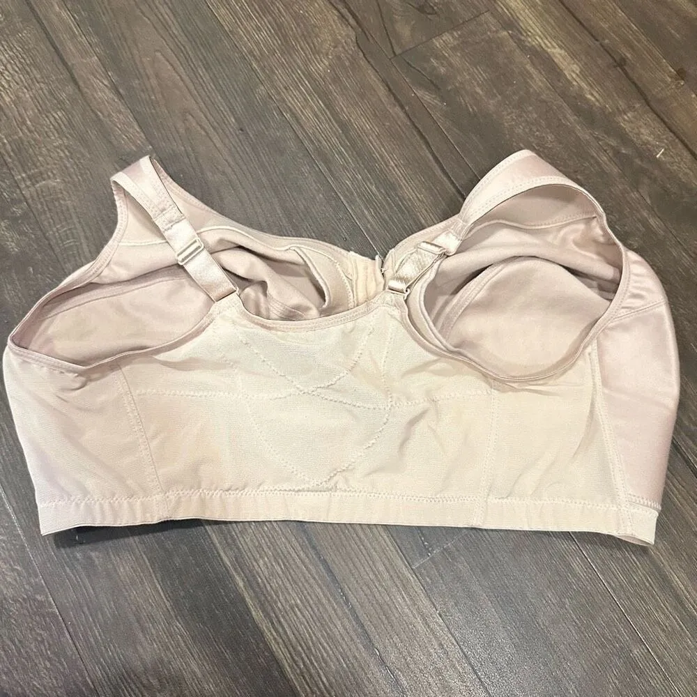 Glamorise Women's MagicLift Front Close Posture Back Support 46I Bra Tan Size undefined - Image 4