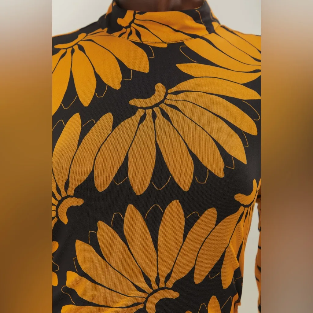 FARM RIO Yellow Copabanana Tulle Midi Dress, Size XXSMALL, $285 - Image 6