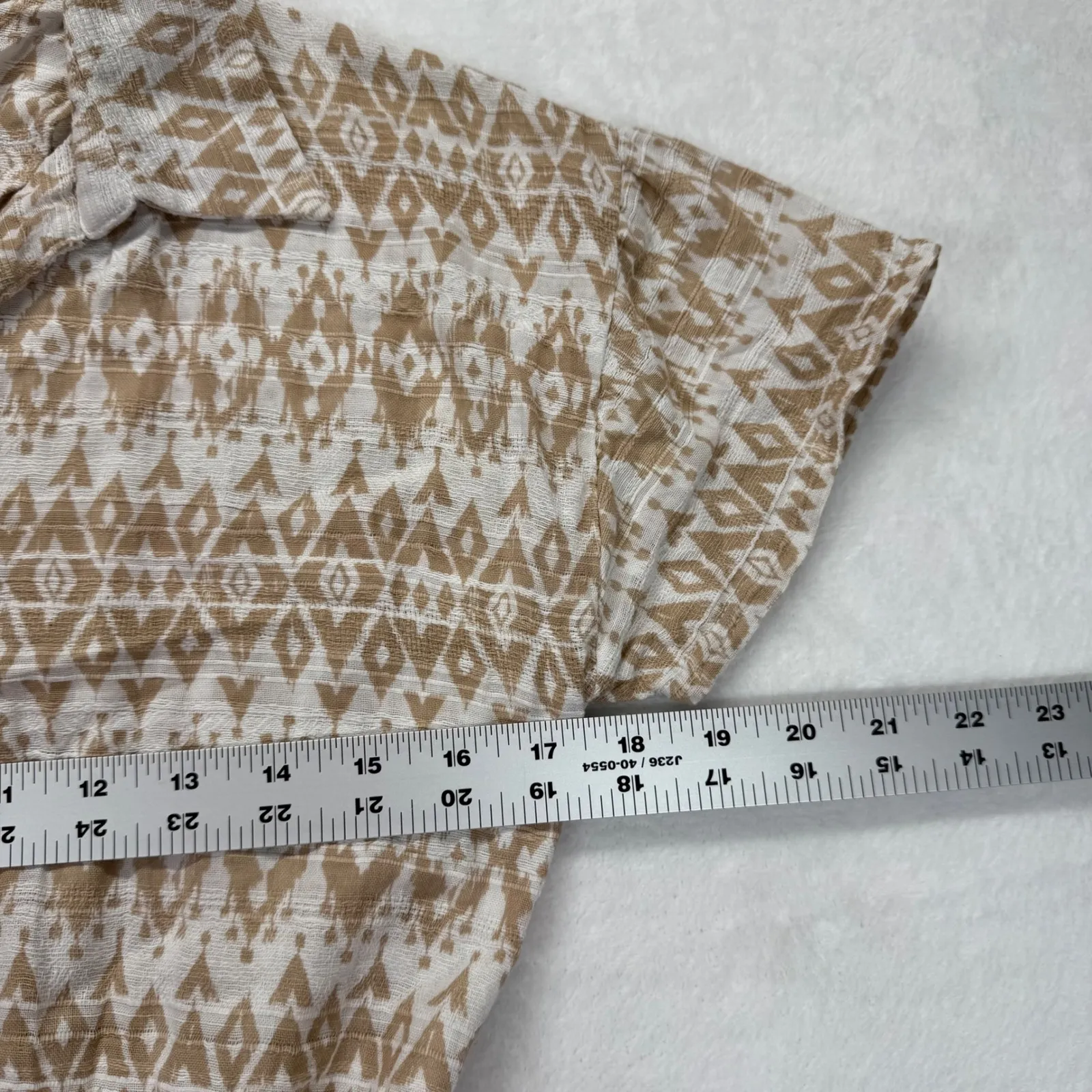 Anthropologie Moon River Mini Dress‎ Geometric Print Short Sleeve Casual Size XS - Image 2