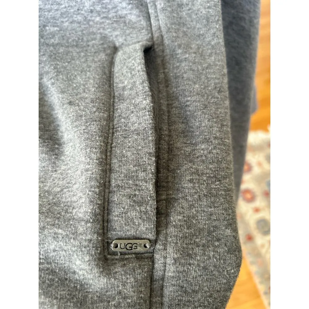 UGG Pichot Grey Fleece Lined Poncho Sweater - Image 7